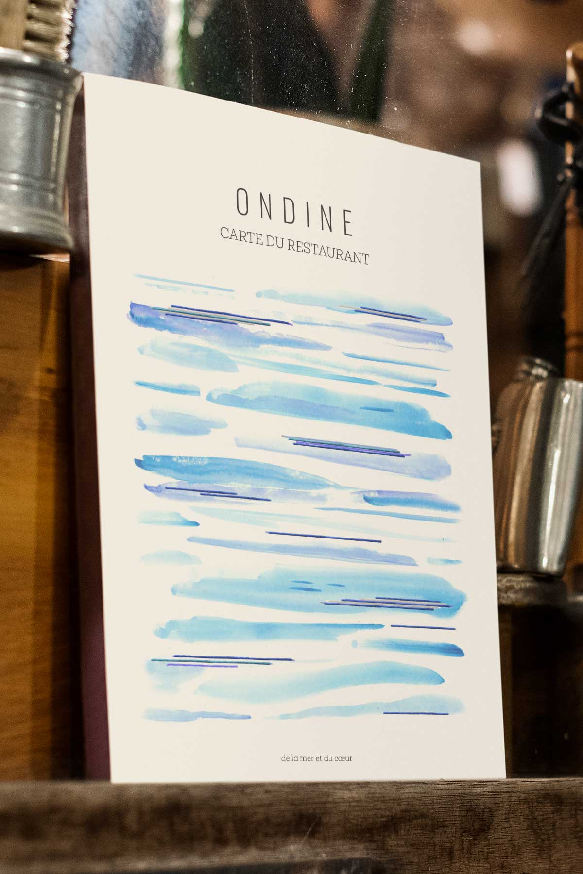 Carte du restaurant Ondine.